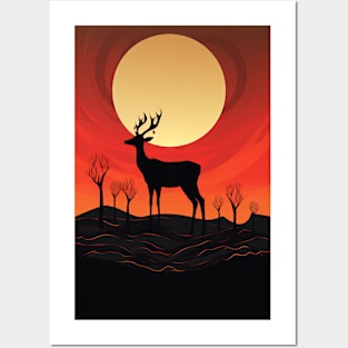 Deer Posters and Art